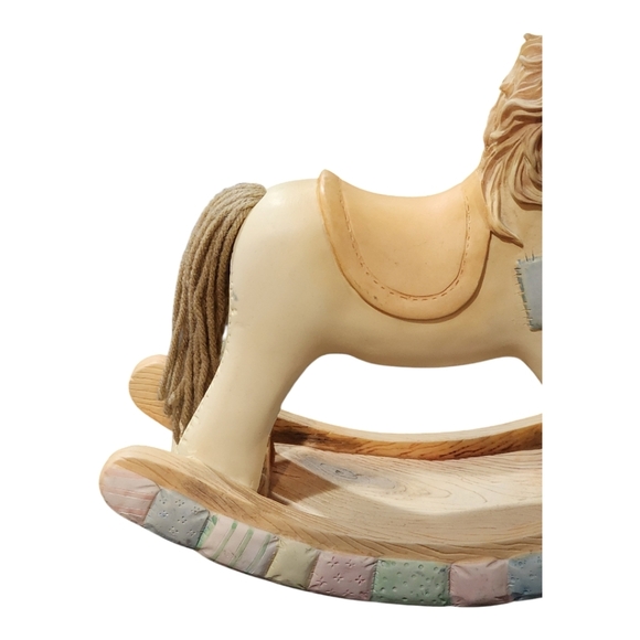 Cherished Teddies Rocking Horse  Figurine 628565 Missing Bear - Picture 13 of 16